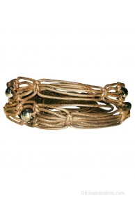 Om Sales Corporation Brown Non Leather Casual Wear Ladies Belt